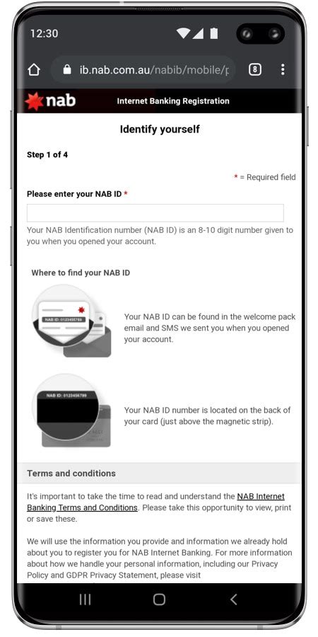 how to find your nab id